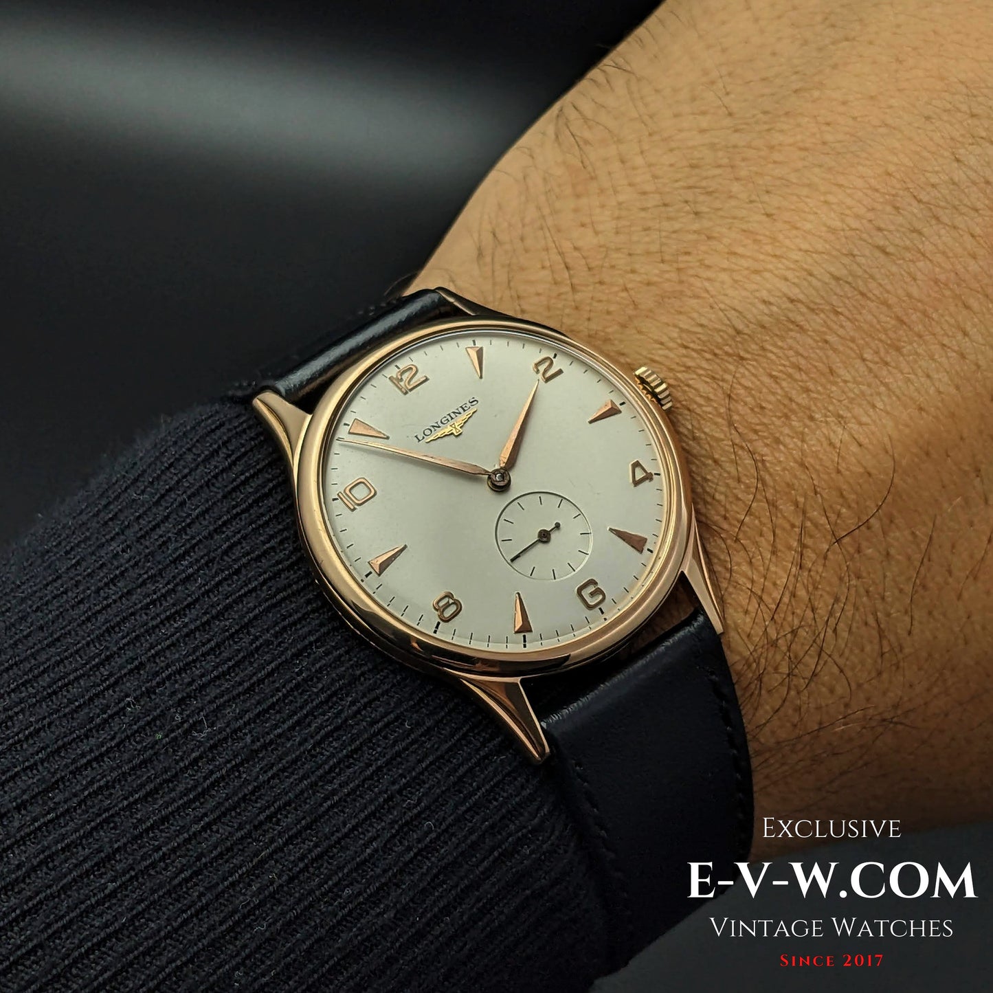 70 Years Old Vintage Longines 18k Gold Automtaic / Cal. 22A / Vintage 1953