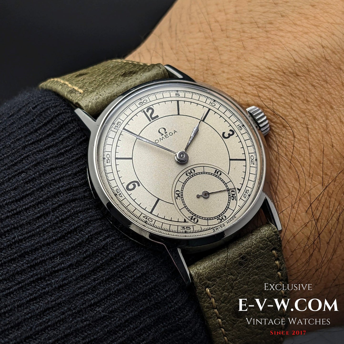 84 Years Old Vintage Omega Sector / Cal. 30T2 / Vintage 1939