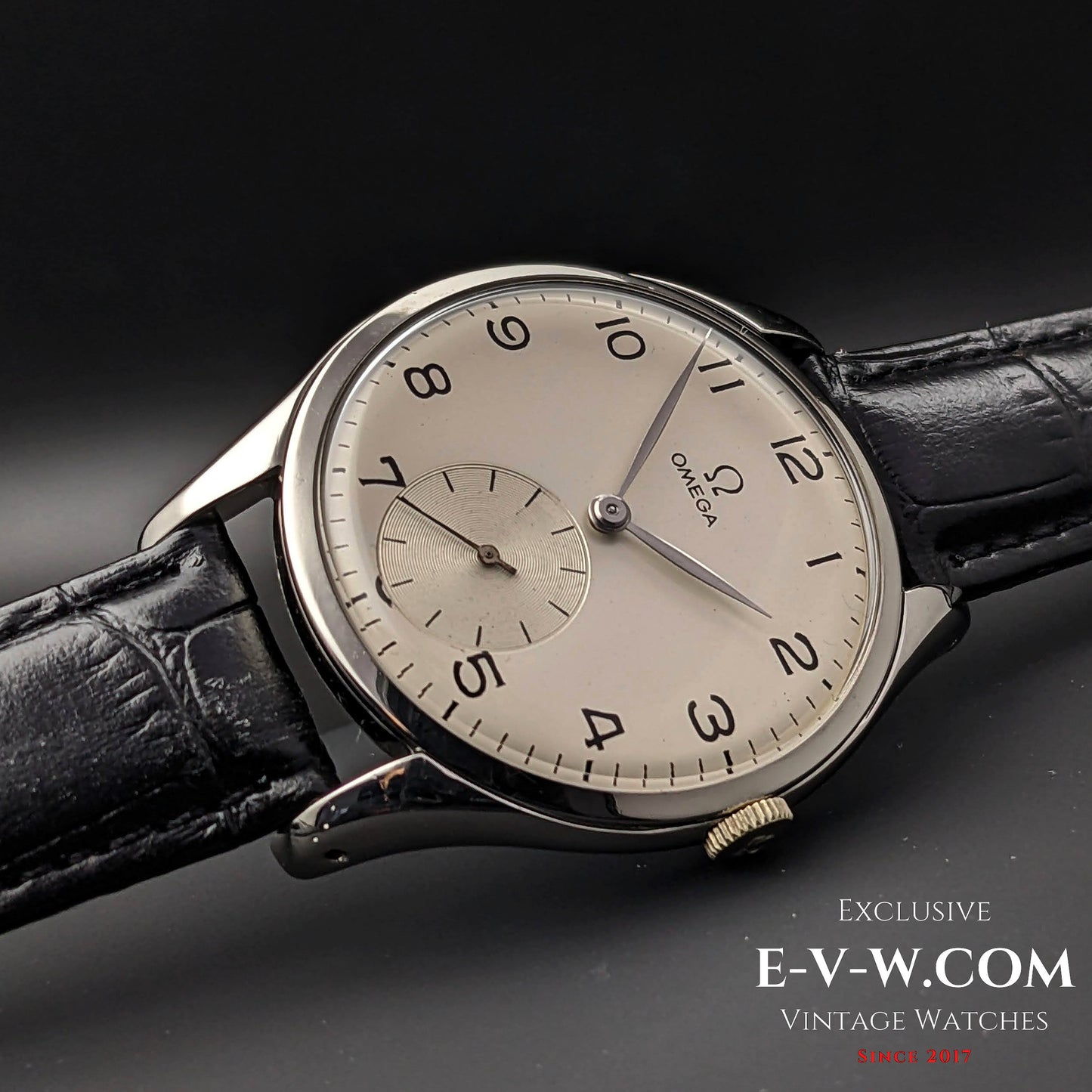 76 Years Old Vintage Omega Jumbo 38,5mm / Oversize /  Ref. 2505-4 / Cal. 265 (30T2) / Vintage 1947