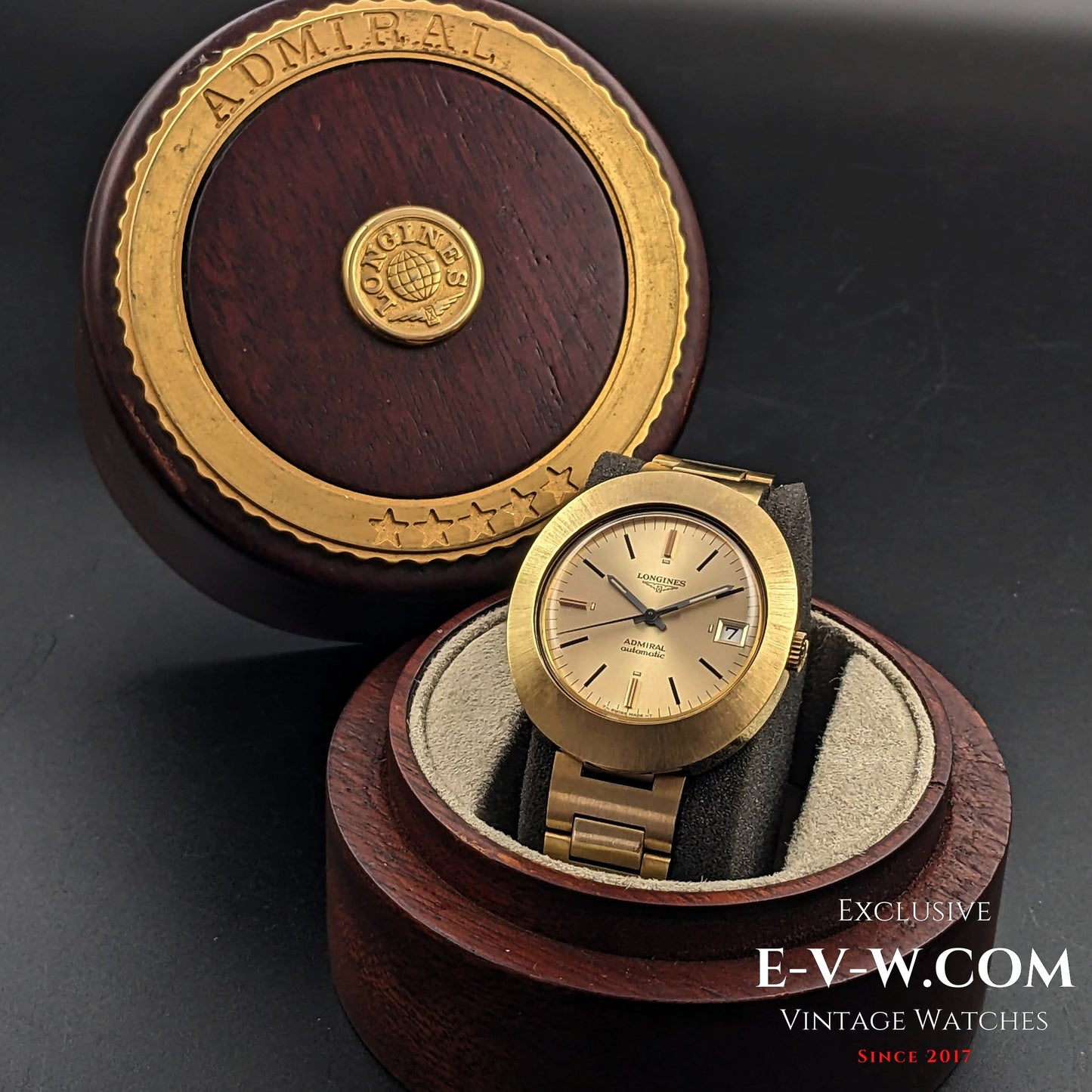 Montre Longines Admiral 5 étoiles / UFO DISCO / Cal. 431 / Vintage années 1970