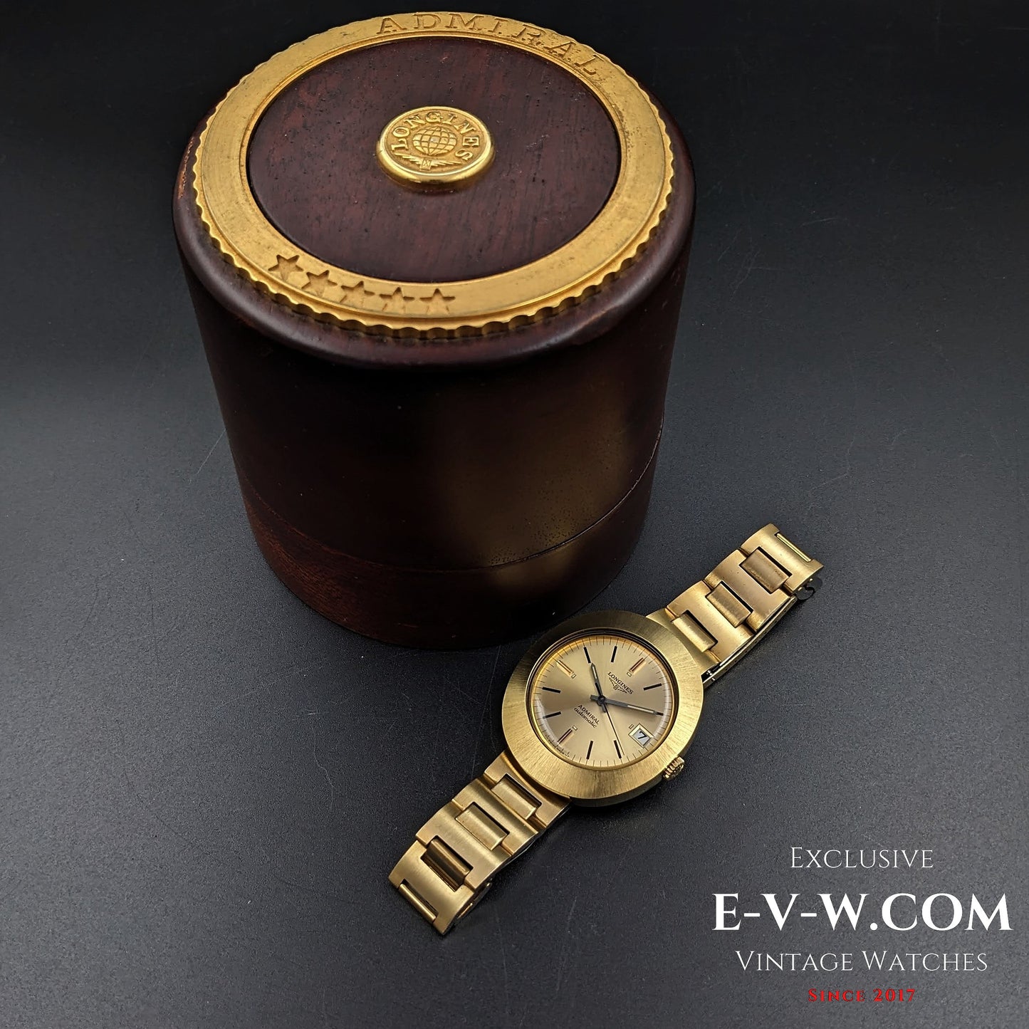 Montre Longines Admiral 5 étoiles / UFO DISCO / Cal. 431 / Vintage années 1970