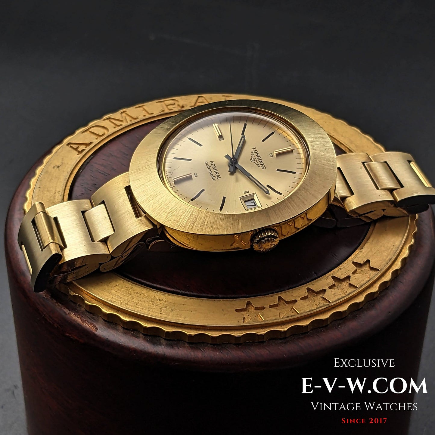 Montre Longines Admiral 5 étoiles / UFO DISCO / Cal. 431 / Vintage années 1970