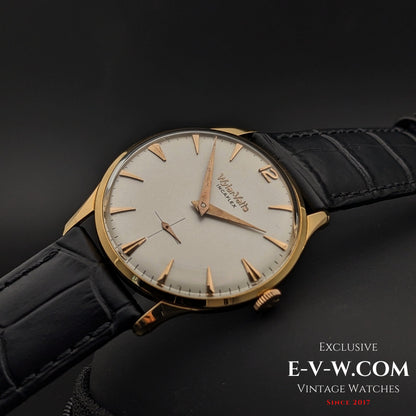 Montre Wyler Vetta Rare Incaflex en or massif 18 carats / Cal. 32 / Vintage années 1960