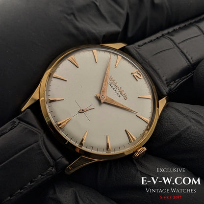 Montre Wyler Vetta Rare Incaflex en or massif 18 carats / Cal. 32 / Vintage années 1960