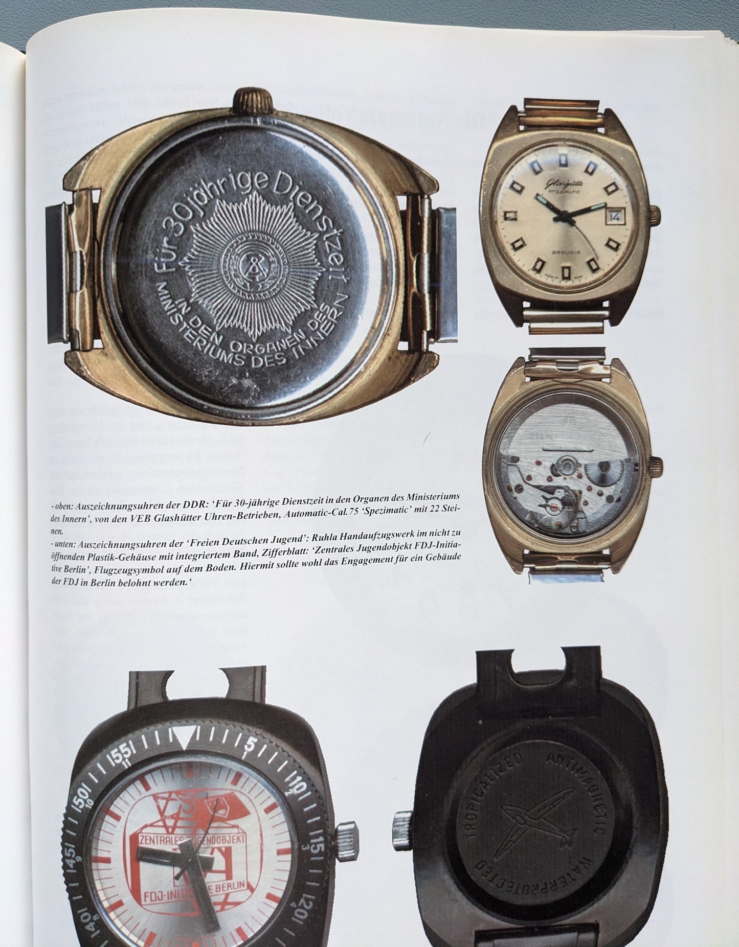 Montre GUB Glashütte SPEZIMATIC DDR Vintage 50 ans / Calibre 75 / Années 1970 