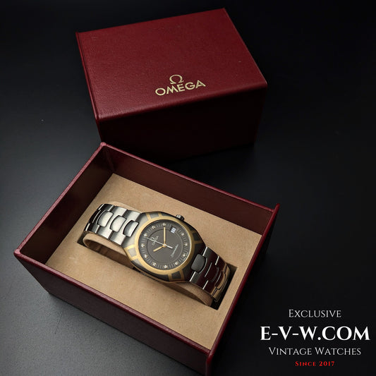 Omega Seamaster Polaris Titane Or 18 carats / Index diamants / Excellent état / Réf. 396.1021 / Cal. 1430 / Millésime 1982