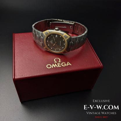 Omega Seamaster Polaris Titane Or 18 carats / Index diamants / Excellent état / Réf. 396.1021 / Cal. 1430 / Millésime 1982