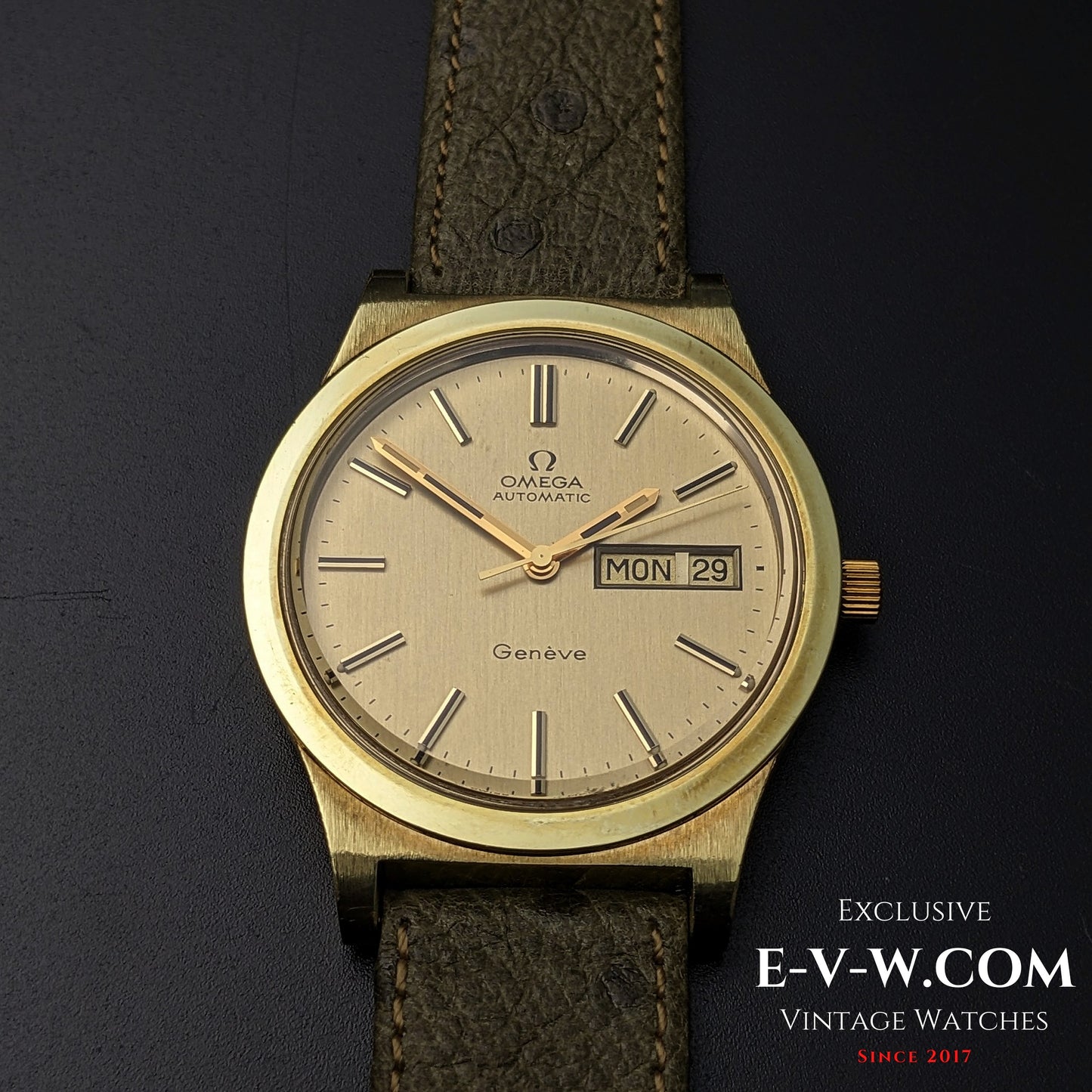 53 Years Old Vintage Omega Automatic Geneve / Ref. 1660169 / Cal. 1022 / Vintage 197253 Years Old Vintage Omega Automatic Geneve / Ref. 1660169 / Cal. 1022 / Vintage 197253 Years Old Vintage Omega Automatic Geneve / Ref. 1660169 / Cal. 1022 / Vintage 1972