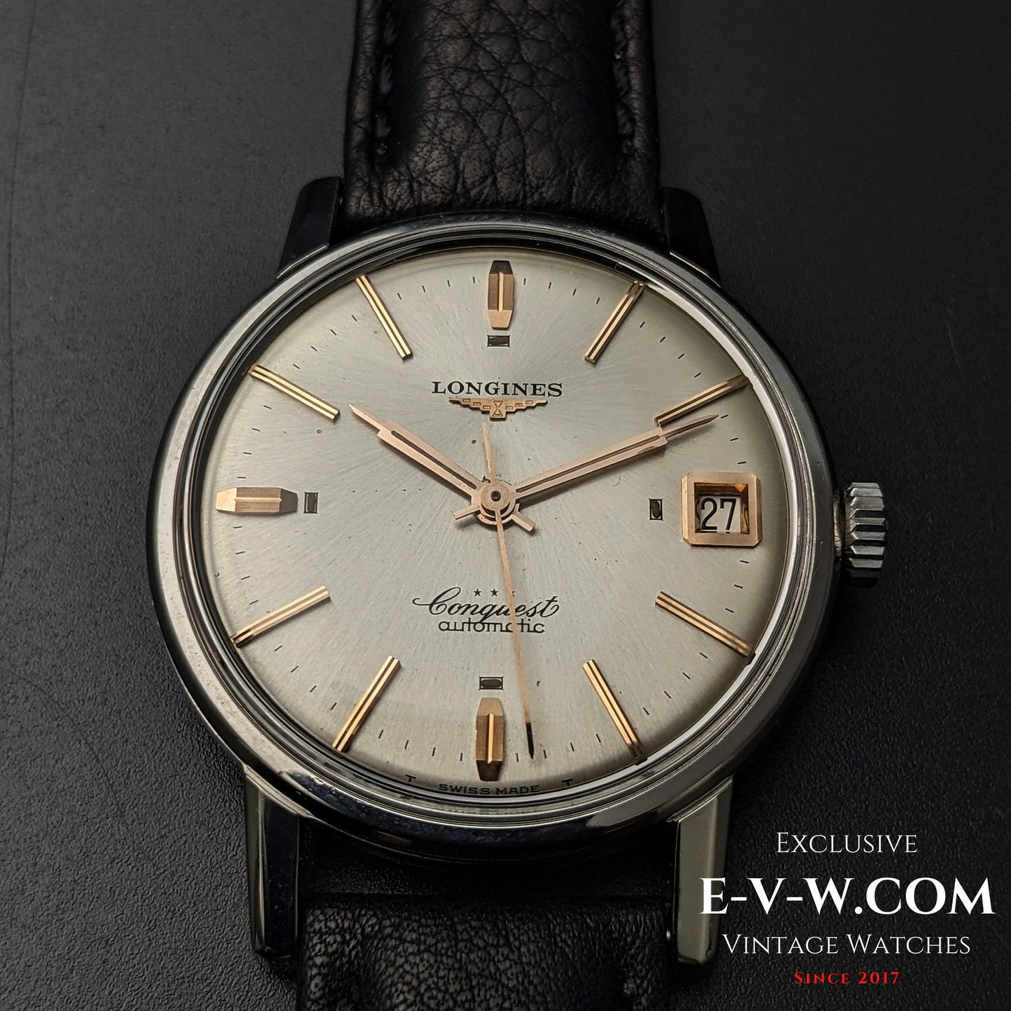 59 Years Old Vintage Longines Conquest Automatic / Ref. 9024 / Cal. 291 / Vintage 1966