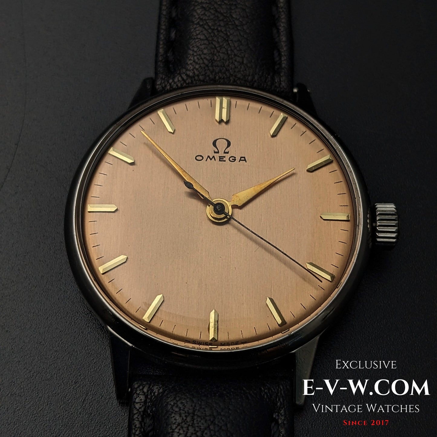 73 Years Old Vintage Omega Salmon Dial / Ref. 2348-7 / Cal. 283 (30T2) / Vintage 195273 Years Old Vintage Omega Salmon Dial / Ref. 2348-7 / Cal. 283 (30T2) / Vintage 1952