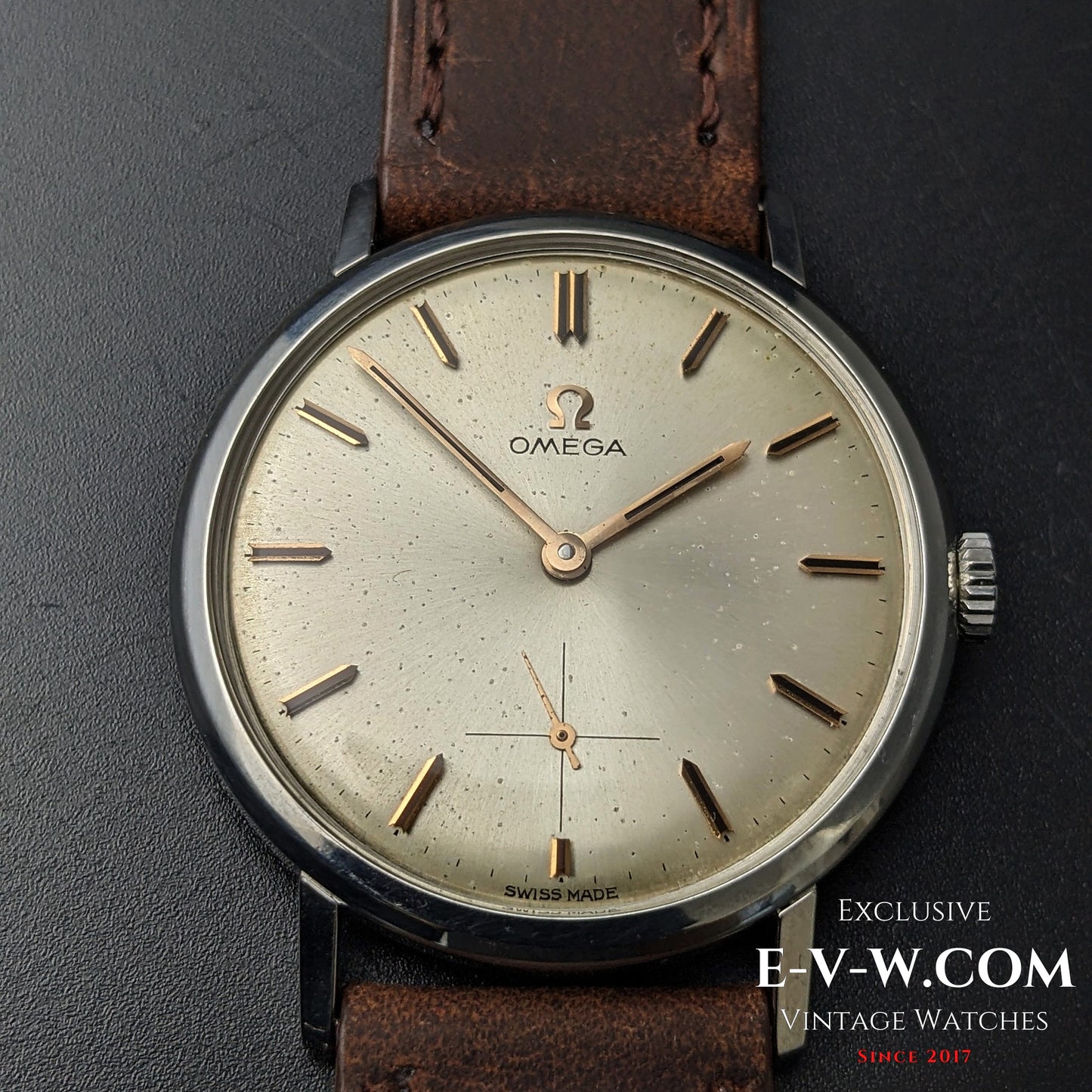 Omega Classic vintage de 61 ans / Patine vintage / Réf. 121.002-63 / Cal. 269 (famille 30T2) / Millésime 1964