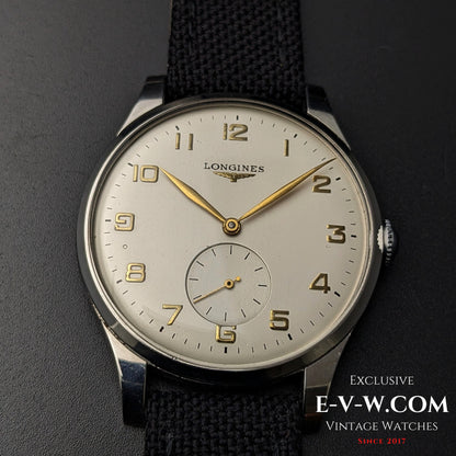 74 Years Old Vintage Longines Jumbo / Cal. 12.68Z / Vintage 1951 @e-v-w.com-Youtube