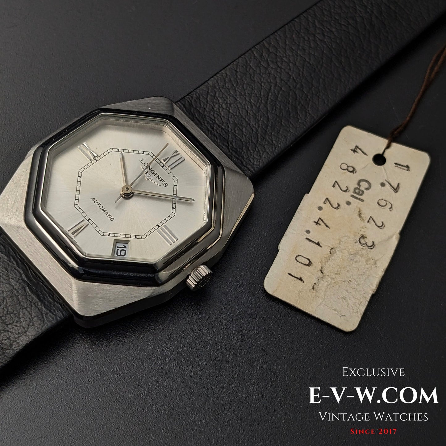 Longines automatique vintage de 50 ans / Octogonale / Rare NOS / Réf. 4822 / Cal. 633.1 / Année 1975