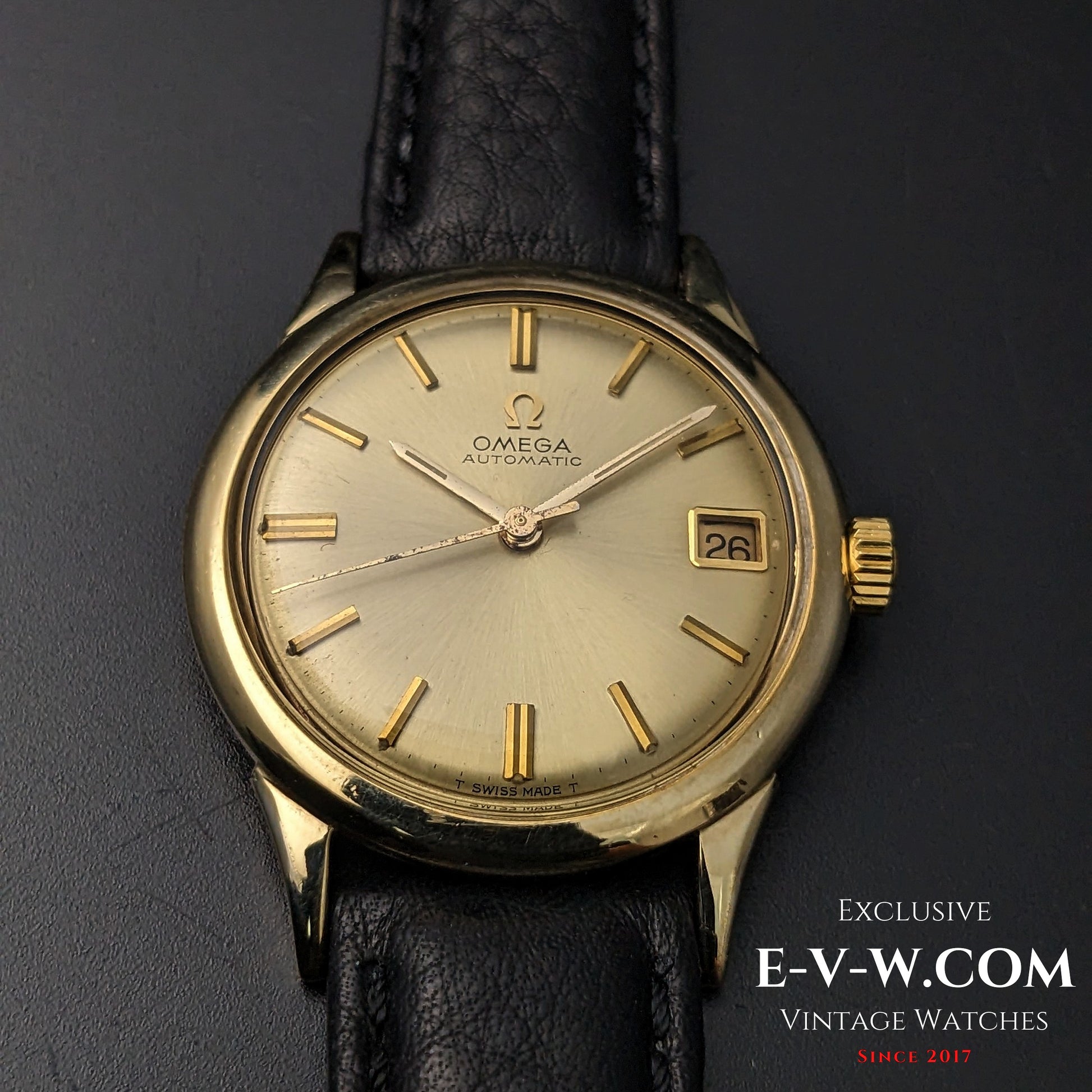 59 Years Old Vintage Omega AUTOMATIC / Gold Plated /Ref. K6312 / Cal. 560 / Vintage 1966