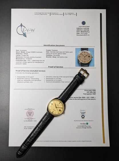 Omega Seamaster COSMIC Automatique | Réf. 166026 | Cal. 565 | Année 1970 | Révisée