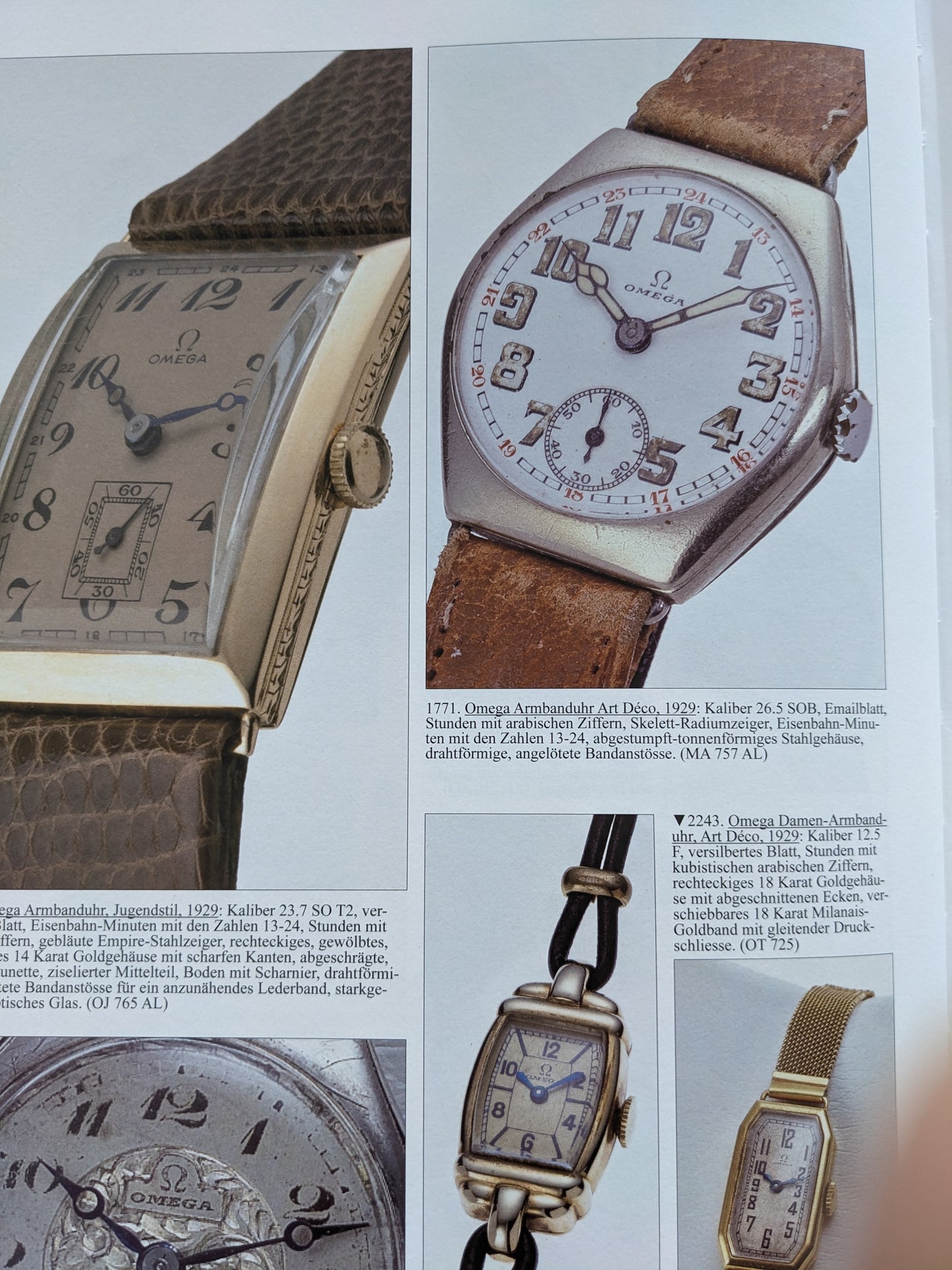 Montre Omega Art Déco à plaque dorée, 96 ans | Calibre 26,5 SOB | Modèle 1929 | Révisée