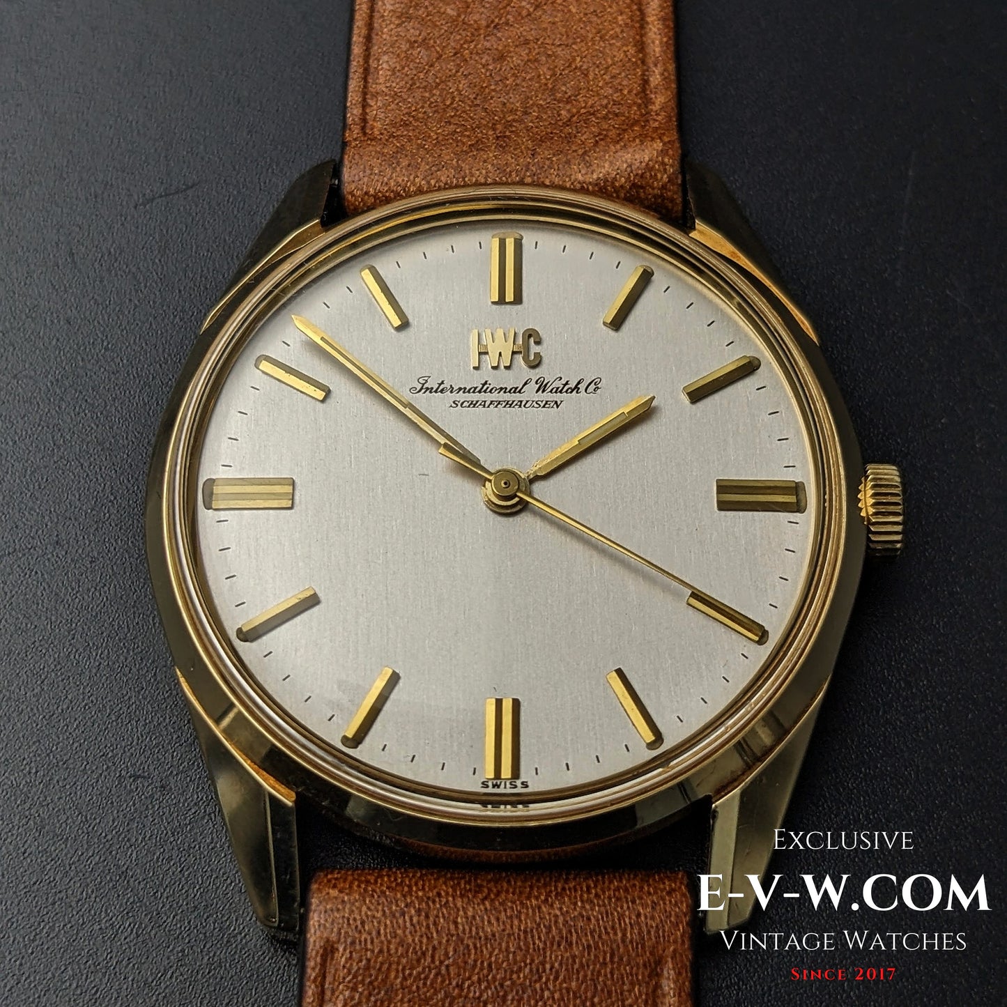Montre habillée de luxe IWC Schaffhausen vintage de 56 ans | Réf. 910 | Cal. 89 | Année 1969 | Révisée