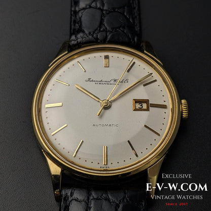IWC Schaffhausen AUTOMATIC Date | Cadran « Pie-Pan » | Plaqué or | Cal. 8531 | Millésime 1962 | Révision 08/2025