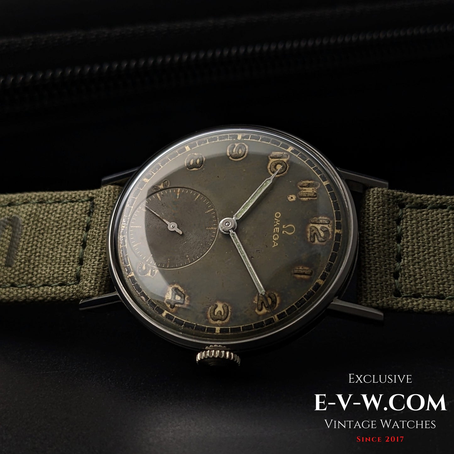 Omega vintage de 81 ans (Seconde Guerre mondiale) | Réf. 2383/2 | Cal. 30T2 | Année de fabrication : 1944 | Entièrement révisée