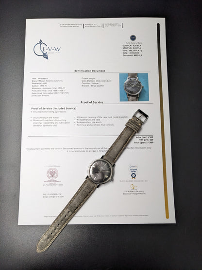 Environ 60 ans — Atlantic Automatic | Réf. 6685 | Cal. 1716-17 | c. 1964–1968 | Révisée