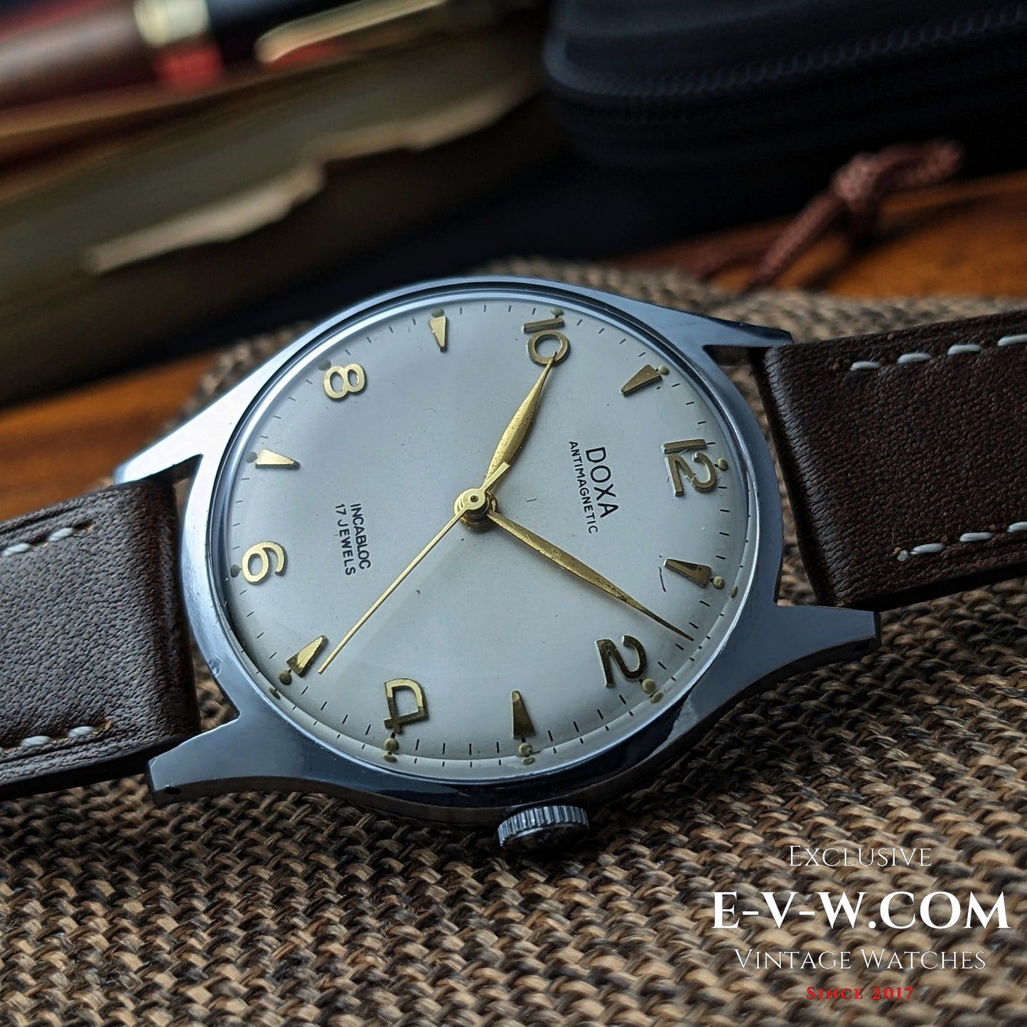 Années 1950 — DOXA — Antimagnétique — Cal. 380 FFR — Modèle des années 1950 — Révisé