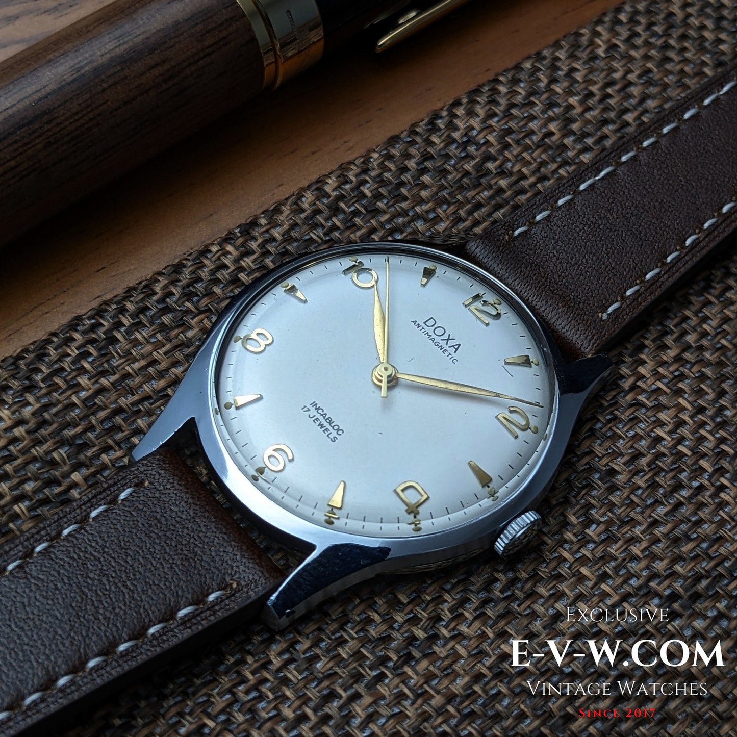 Années 1950 — DOXA — Antimagnétique — Cal. 380 FFR — Modèle des années 1950 — Révisé