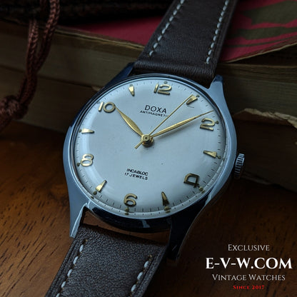 Années 1950 — DOXA — Antimagnétique — Cal. 380 FFR — Modèle des années 1950 — Révisé