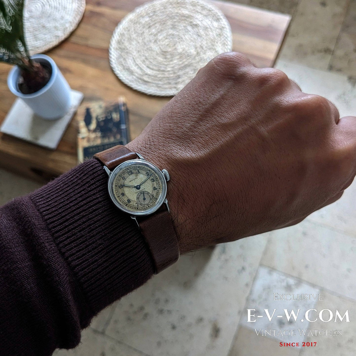 83 ans — Movado — Époque Seconde Guerre mondiale — Calibre 150MN — Année 1942 — Révisée