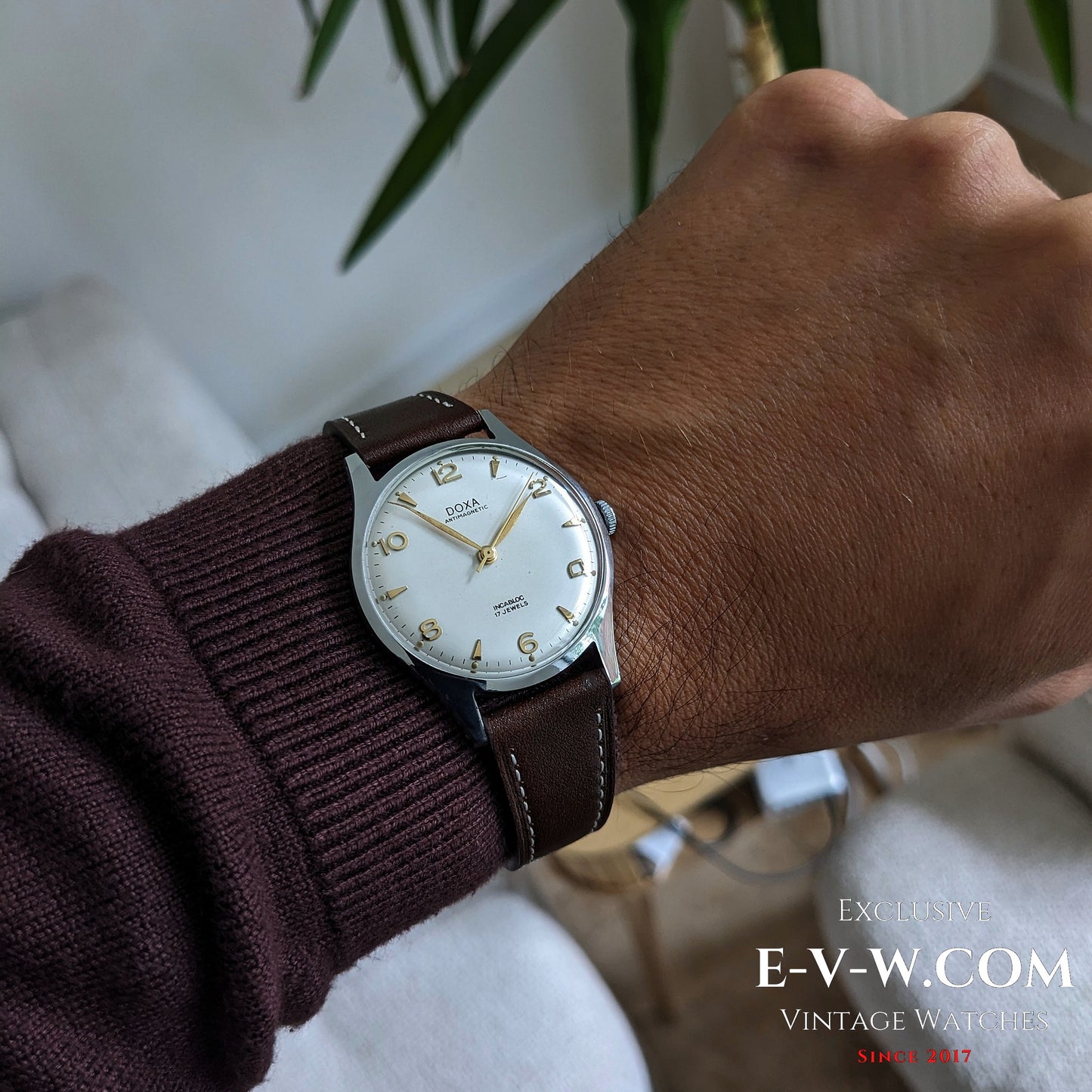 Années 1950 — DOXA — Antimagnétique — Cal. 380 FFR — Modèle des années 1950 — Révisé