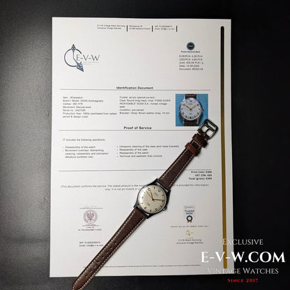 Années 1950 — DOXA — Antimagnétique — Cal. 380 FFR — Modèle des années 1950 — Révisé