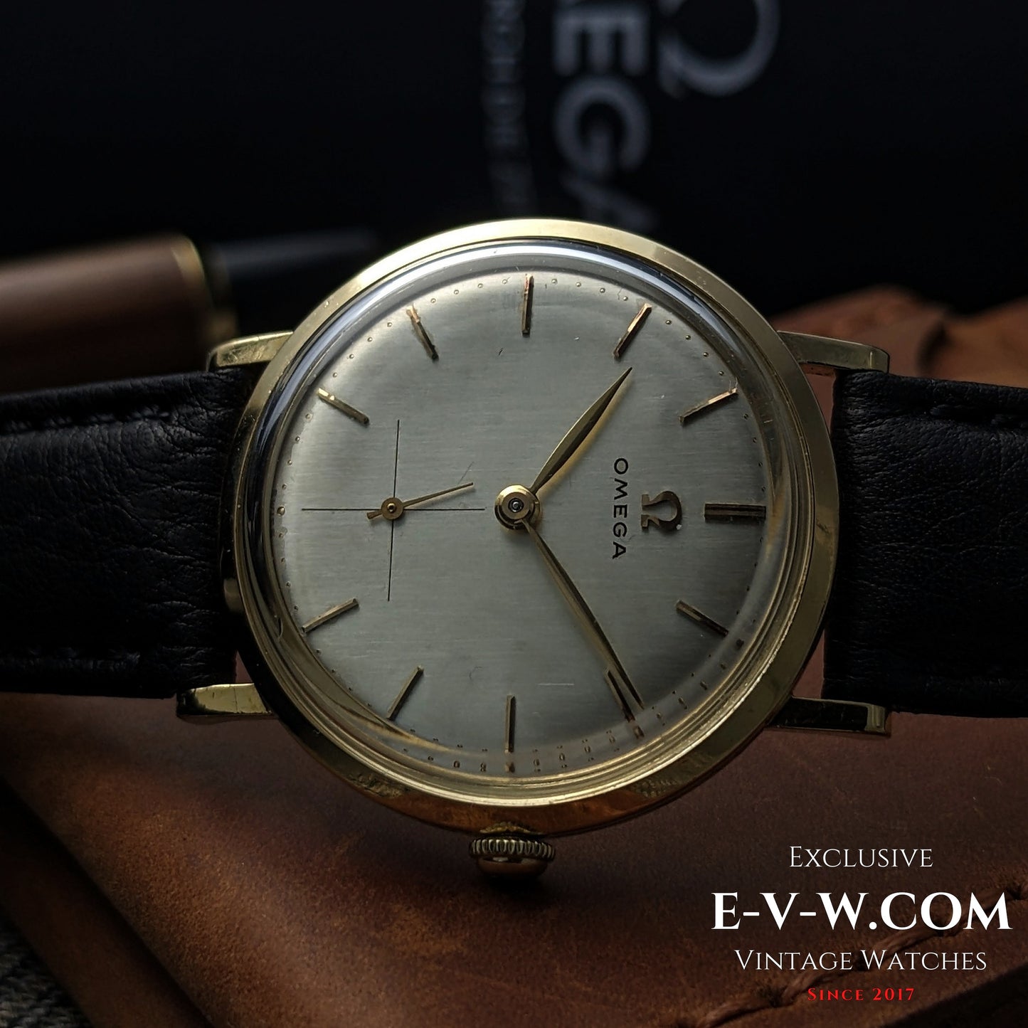 71 ans - Omega plaqué or 14 carats - Réf. N-6255 - Calibre 302 - Année 1954 - Révisée