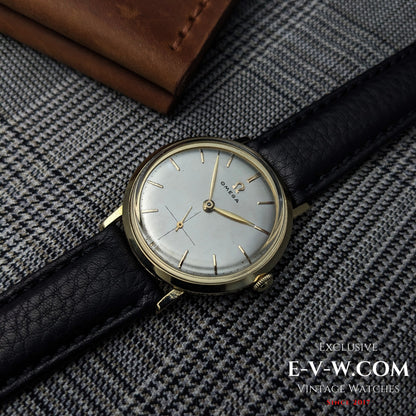 71 ans - Omega plaqué or 14 carats - Réf. N-6255 - Calibre 302 - Année 1954 - Révisée