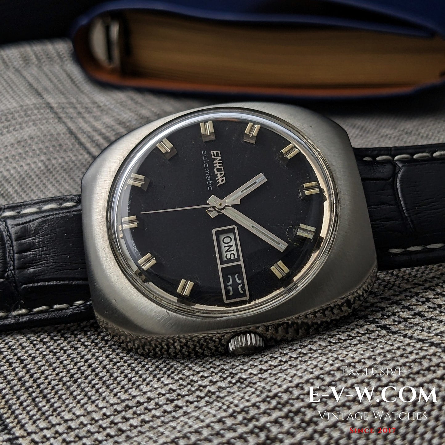 Enicar Day-Date | Réf. 147-01-13 | Calibre AR 1147 | Année 1970 | Révisée 