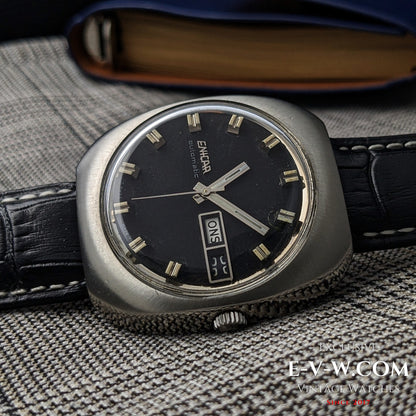 Enicar Day-Date | Réf. 147-01-13 | Calibre AR 1147 | Année 1970 | Révisée 