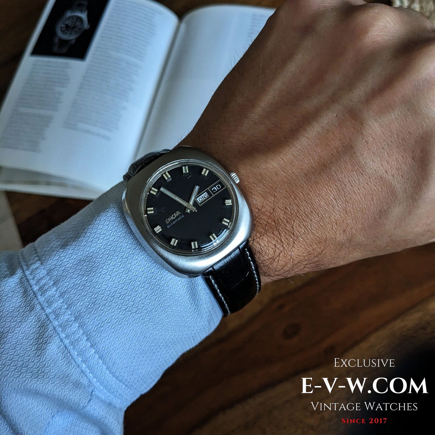 Enicar Day-Date | Réf. 147-01-13 | Calibre AR 1147 | Année 1970 | Révisée 