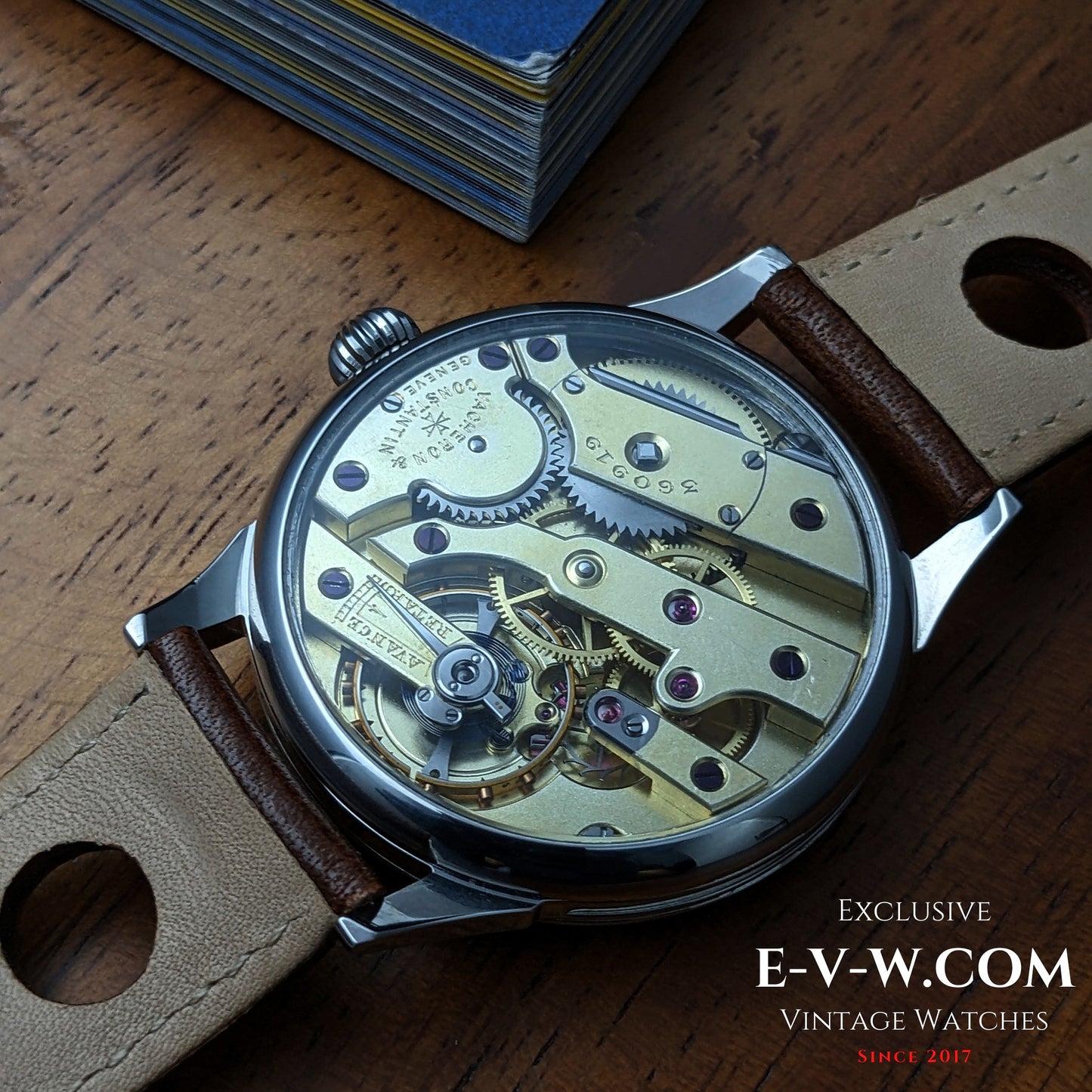 110 ans Antique Vacheron &amp; Constantin Genève - mouvement de montre de poche (c.1915) - Révisé