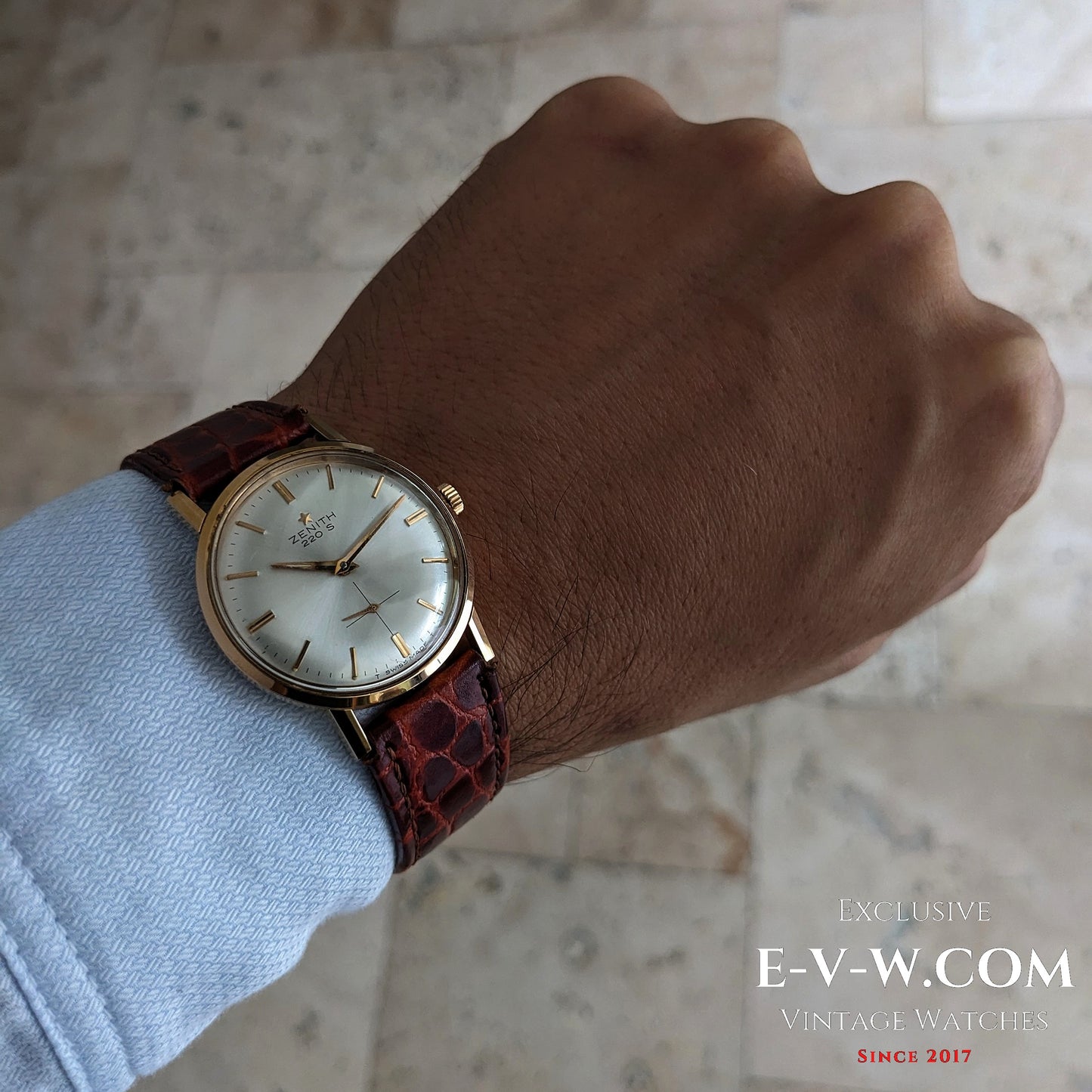 Années 1960 — Zenith Stellina (« petite étoile ») 220 S | Réf. 339A486 | Cal. 2531 | Révisée 