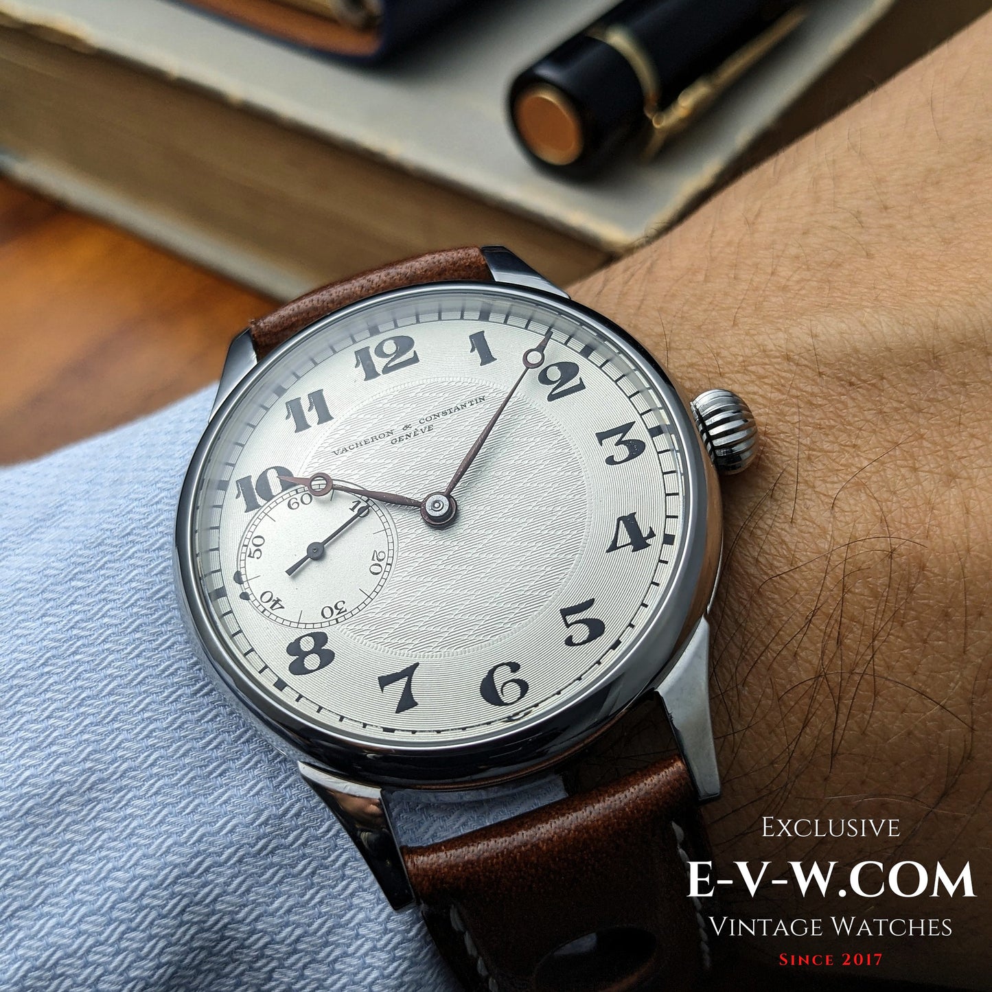 110 ans Antique Vacheron &amp; Constantin Genève - mouvement de montre de poche (c.1915) - Révisé