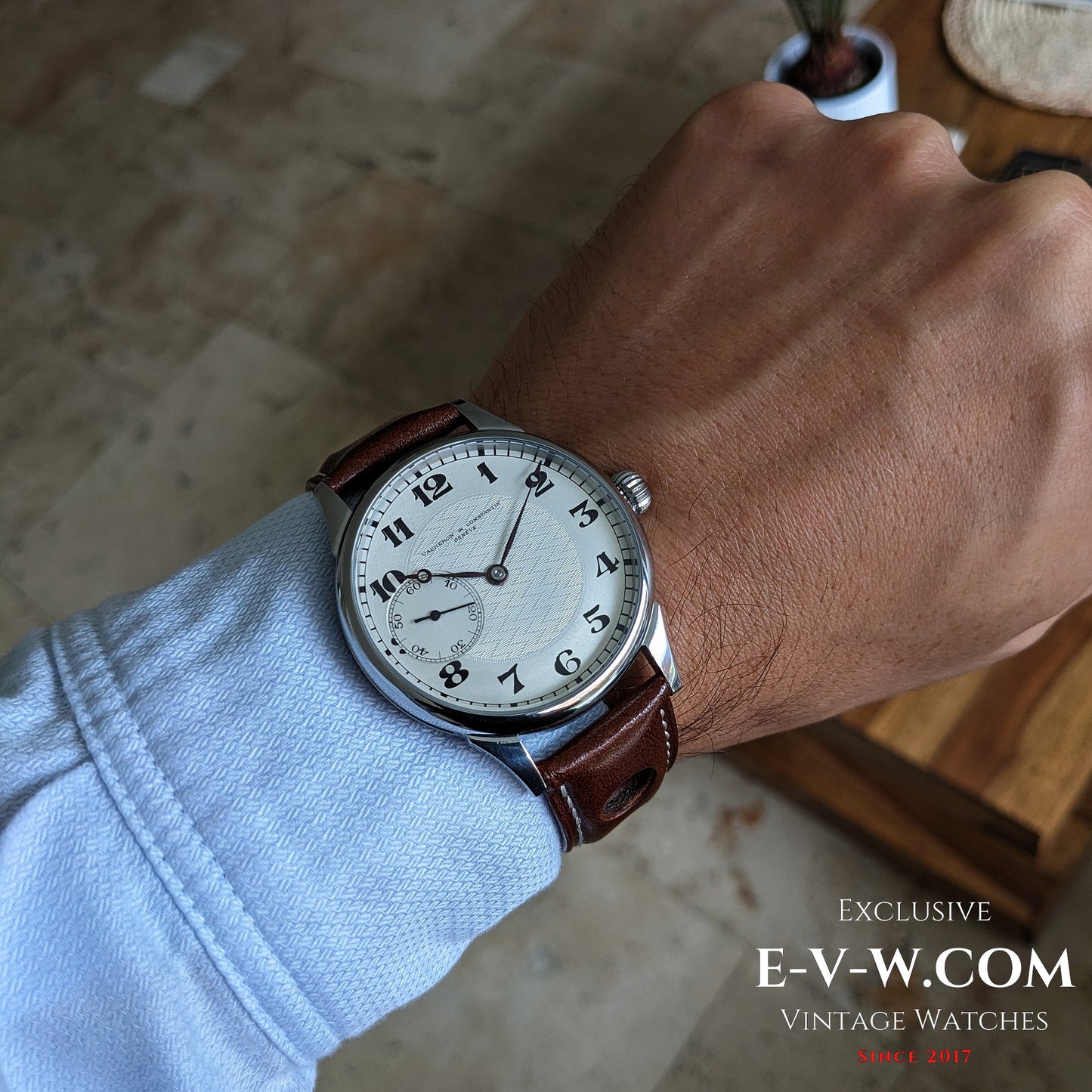 110 ans Antique Vacheron &amp; Constantin Genève - mouvement de montre de poche (c.1915) - Révisé