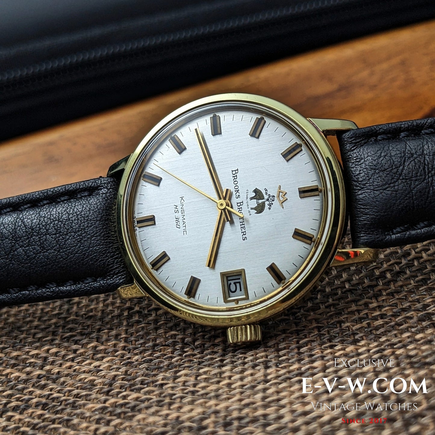 Montre Movado Brooks Brothers Kingmatic HS360 High-Beat des années 70 | Cal. 408 | Année 1970 | Révisée