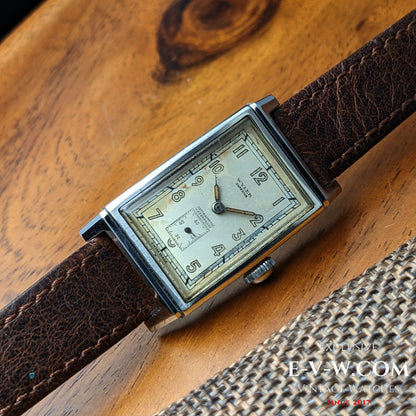 Wyler Tank Superior Antimagnétique Vintage 85 ans / Cal. Wyler Suisse / Vintage années 1940