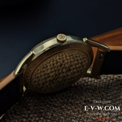 Montre habillée Zenith de 73 ans | Plaqué or | Calibre 126-6 | Vintage 1952 | Révisée