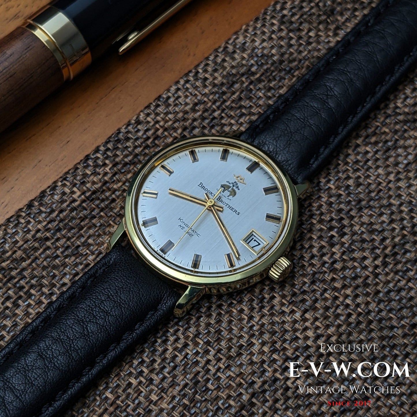 Montre Movado Brooks Brothers Kingmatic HS360 High-Beat des années 70 | Cal. 408 | Année 1970 | Révisée