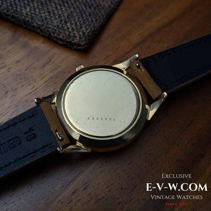 Montre habillée Zenith de 73 ans | Plaqué or | Calibre 126-6 | Vintage 1952 | Révisée