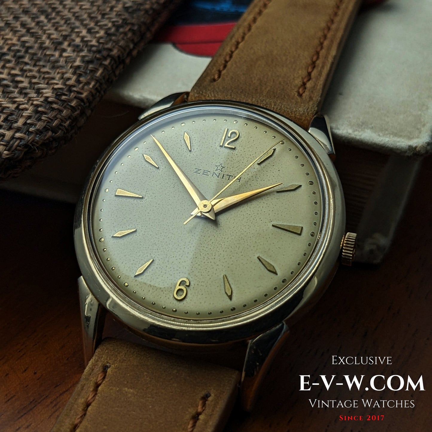 Montre habillée Zenith de 73 ans | Plaqué or | Calibre 126-6 | Vintage 1952 | Révisée