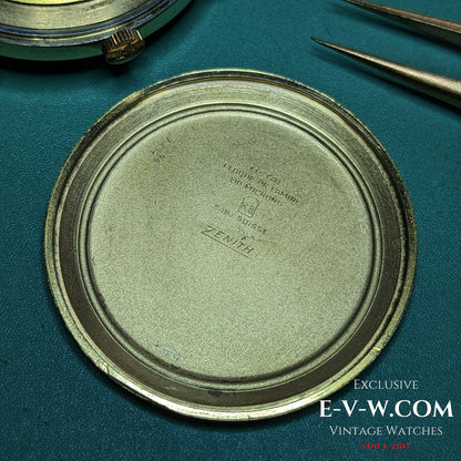 Montre habillée Zenith de 73 ans | Plaqué or | Calibre 126-6 | Vintage 1952 | Révisée