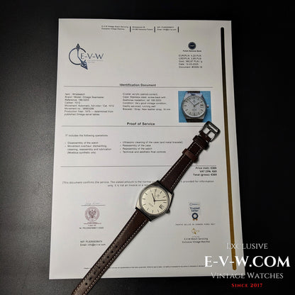 Omega Seamaster AUTOMATIQUE milieu des années 1970 | Réf. 166.0203 | Cal. 1012 | Année 1975 | Révisée