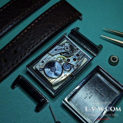 Wyler Tank Superior Antimagnétique Vintage 85 ans / Cal. Wyler Suisse / Vintage années 1940