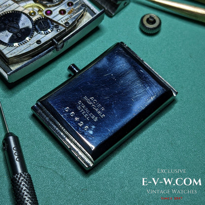 Wyler Tank Superior Antimagnétique Vintage 85 ans / Cal. Wyler Suisse / Vintage années 1940