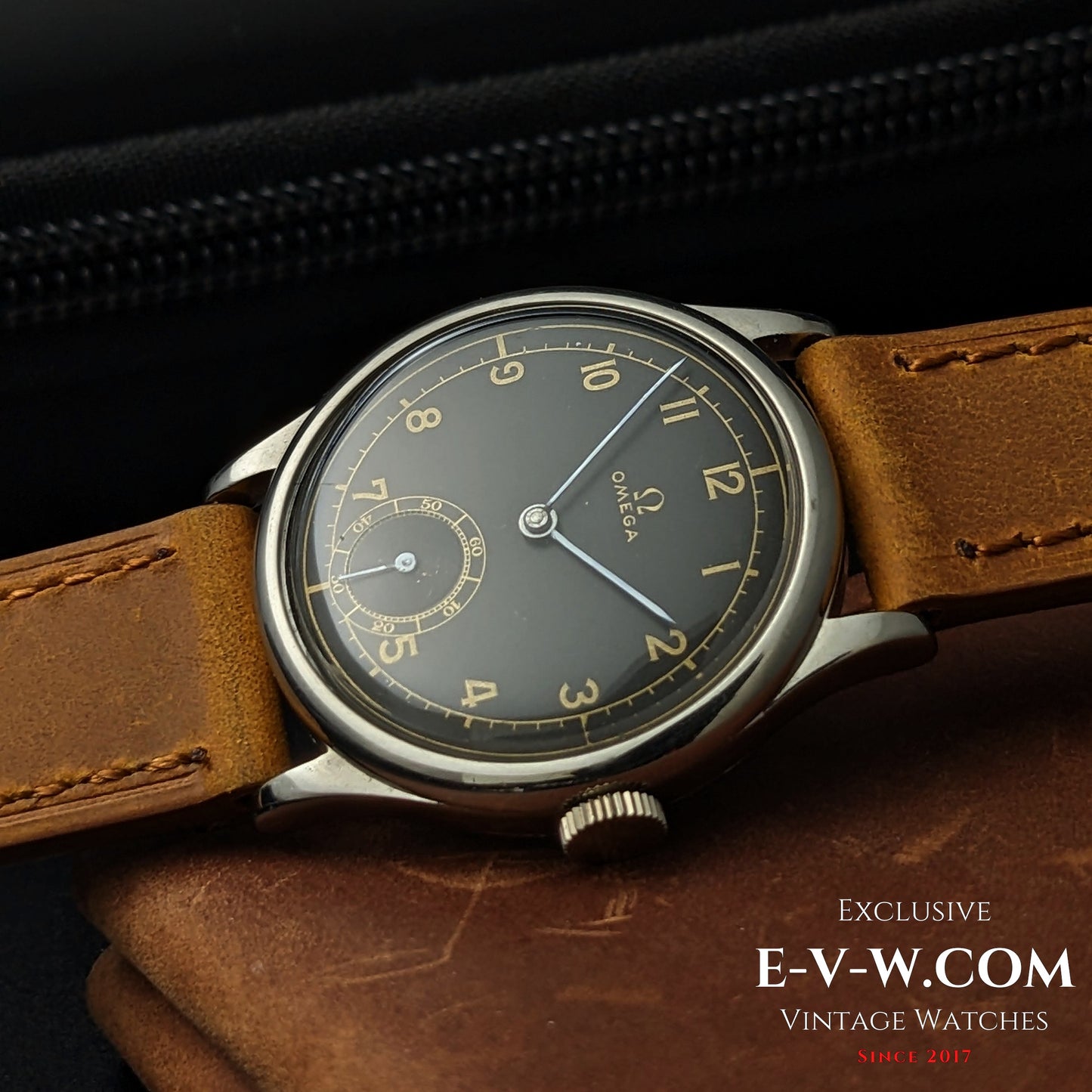 Omega 26.5SOBT2 d'avant-guerre, élégante montre à cadran sectoriel de style Calatrava, millésime 1939, 86 ans / Révisée